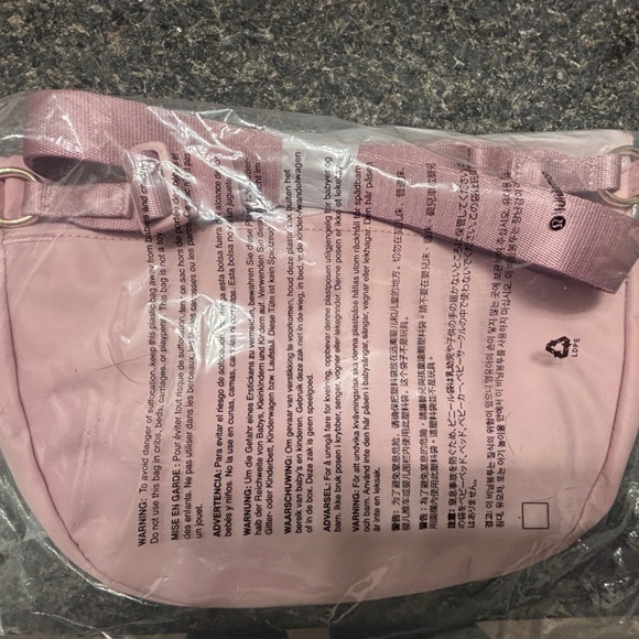 NWT still in package lululemon All Night Festival Pink Haze/Gold Crossbody Bag - Picture 7 of 7